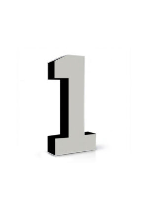 Cyfra 1 – neon 3D podświetlany (różne kolory)