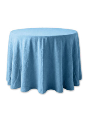 Obrus Velvet Dusty Blue okrągły 330 cm