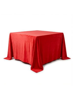 Obrus Velvet czerwony 240×140 cm