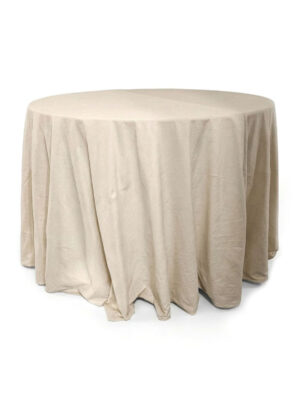 Obrus Velvet jasny beż okrągły 330 cm
