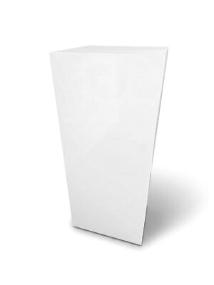 Postument biały kwadratowy 38 × 88 cm