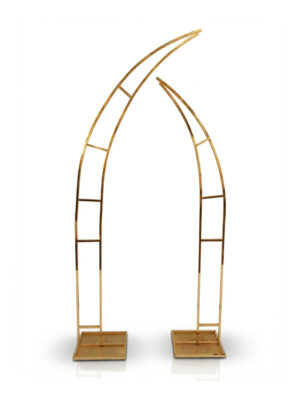 Zestaw 2 łuków metalowych – złoto w połysku