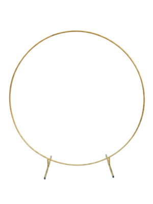 Stelaż metalowy z cienkiego profilu – koło