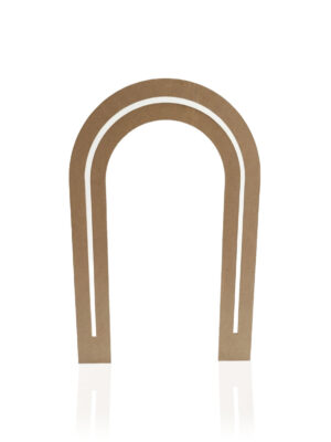 Stelaż łuk MDF – wycięty w środku