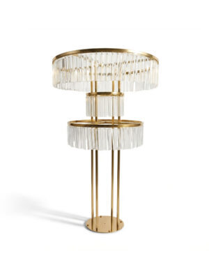 Stojak karuzela złota – 138 × 80 cm