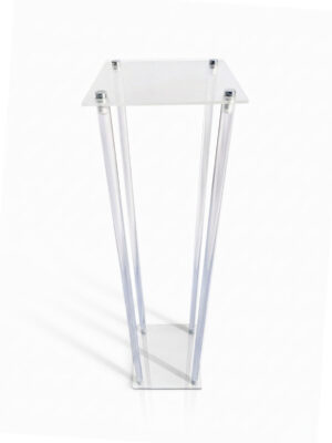 Stojak pod kompozycje – transparentny kwadrat